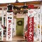 Christmas Door Banner Decorations Merry Christmas Santa Snowman Porch(Multicolor)71"L x 12"W